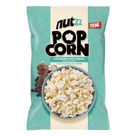 Nutzz Popcorn Karabiber & Ekşi Krema 45 gr