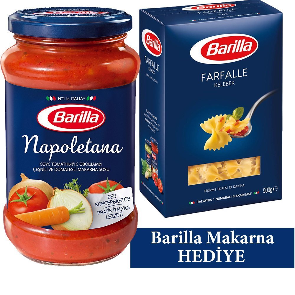 Barilla Napoletana Domates Makarna Sosu 400 gr Makarna Hediyeli