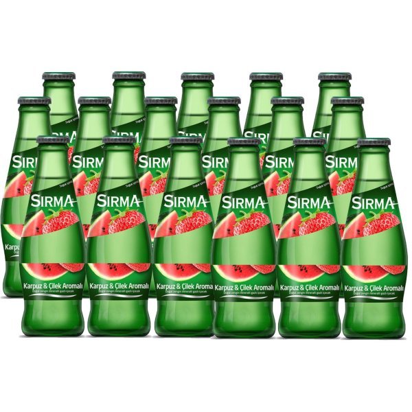 Sırma Karpuz & Çilek Gazlı İçecek 200 ml x 24 Adet