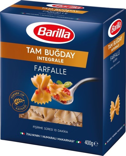 Barilla Integrale Tam Buğday Kelebek 400 gr