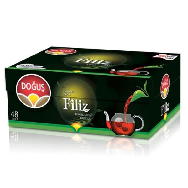 Doğuş Filiz Demlik Süzen Poşet Çay 48 Adet