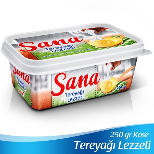 Sana Tereyağı Lezzeti Kase Margarin 250 gr