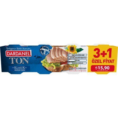 Dardanel Ton Balığı 80 gr x 4 Adet