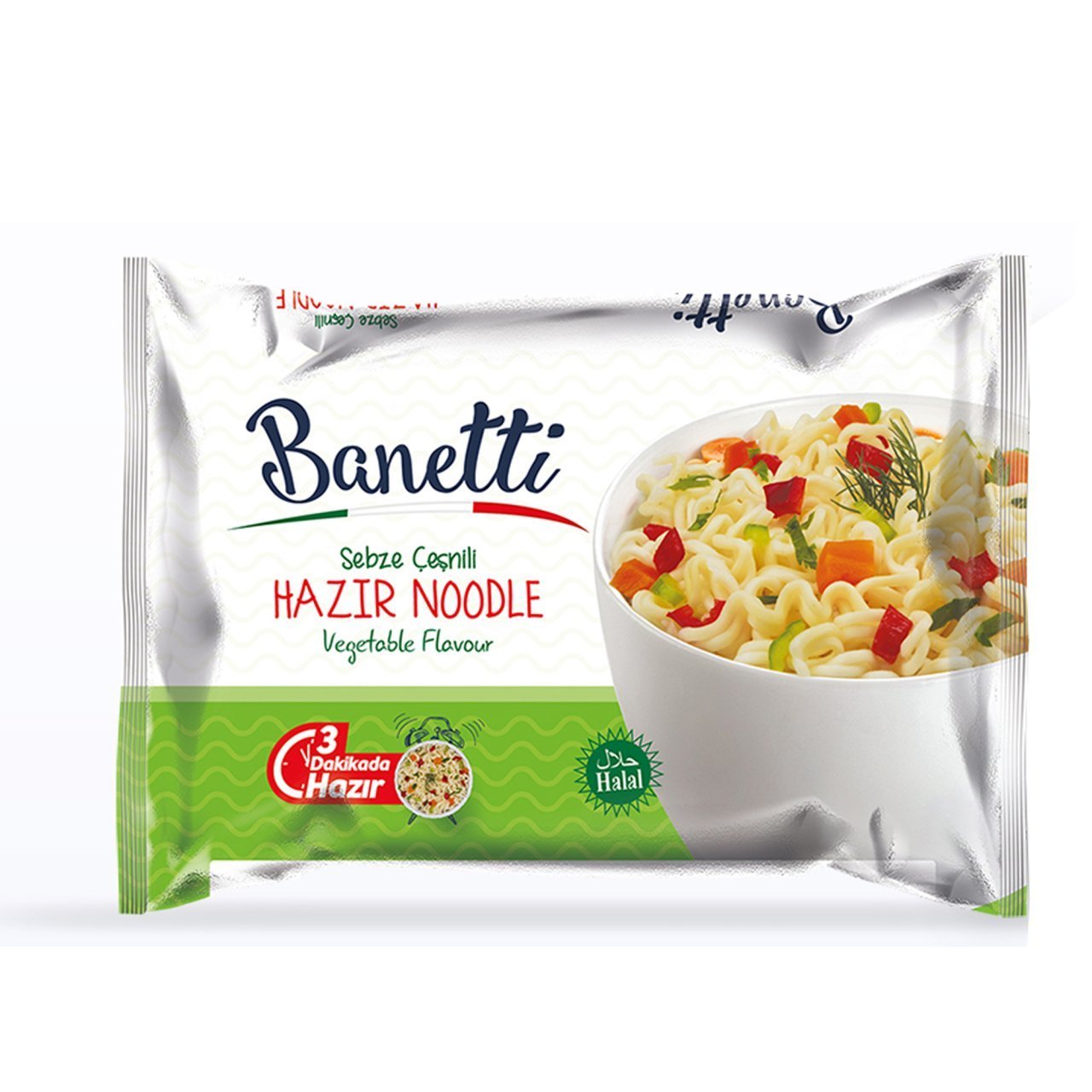 Banetti Hazır Noodle Sebze Çeşnili 75 gr