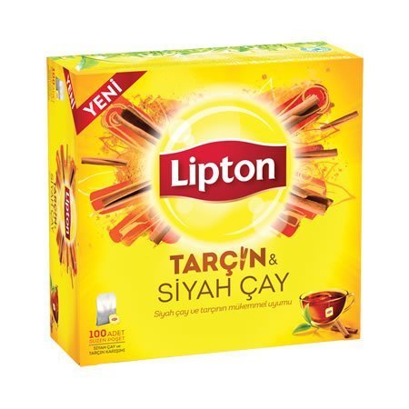 Lipton Süzen Poşet Çay Tarçın & Siyah çay 100 Adet 200 gr