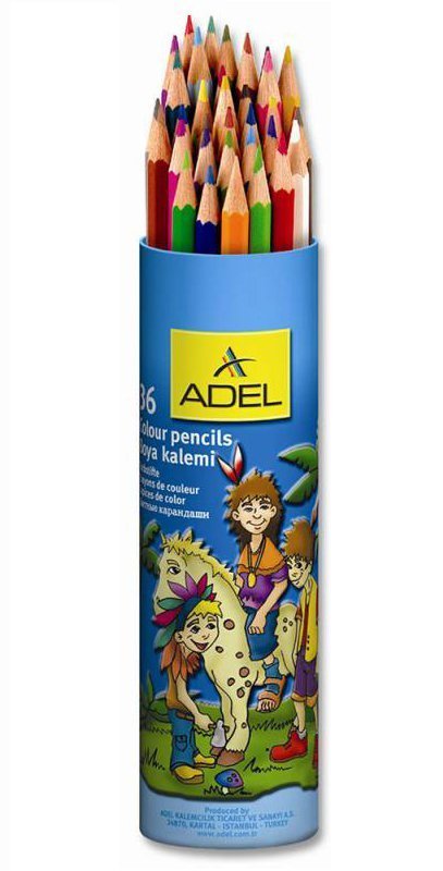 Adel Boya Kalemi Metal Tüp 36 Adet