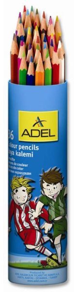 Adel Boya Kalemi Metal Tüp 36 Adet
