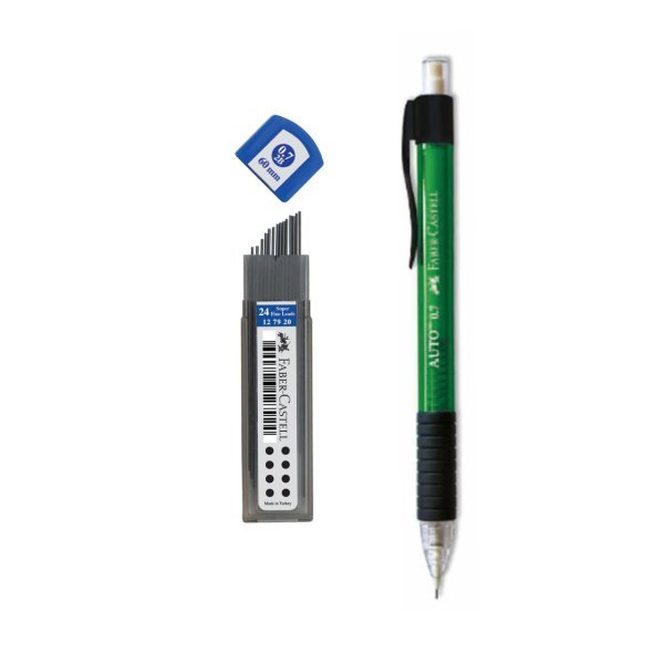 Faber-Castell Auto Versatil Kalem 0.7 mm + 0.7 2B Kalem Ucu
