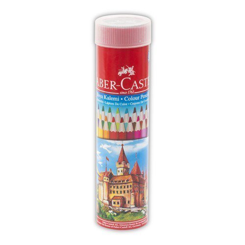 Faber-Castell Metal Tüp Kuru Boya Kalemi 12 Renk