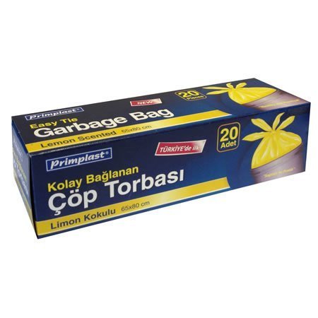 Primplast Çöp Torbası Limon Kokulu 65 x 80 cm 20 Adet
