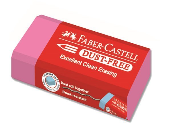 Faber-Castell Renkli Silgi Pembe