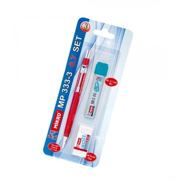 Mikro 333 Set Versatil Kalem 0.7 mm (Kalem+Uç+Silgi)