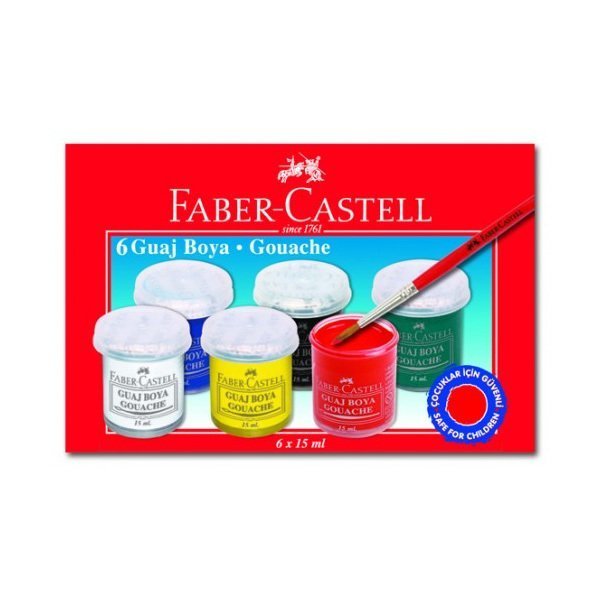 Faber-Castell Guaj Boya 6 Renk