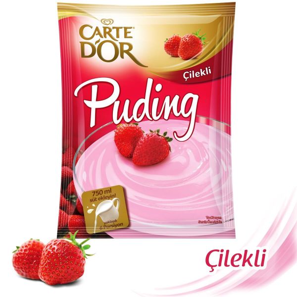 Carte D'or Çilekli Puding 123 gr