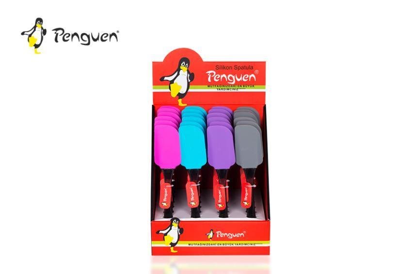 Penguen 1521 Silikon Spatula Pembe
