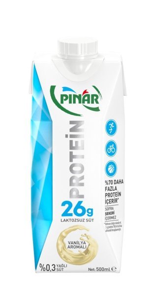 Pınar Protein Süt Vanilya Aromalı 500 ml