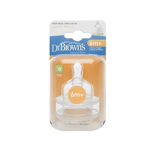 Dr. Brown's 332 Standart Ağızlı Biberon Emziği 6 + ay
