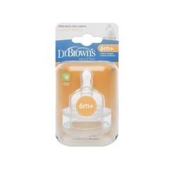 Dr. Brown's 332 Standart Ağızlı Biberon Emziği 6 + ay