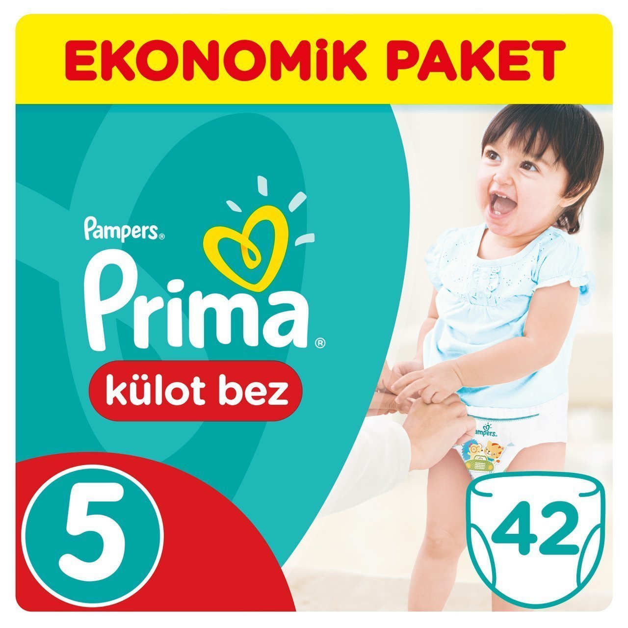 Prima Külot Bebek Bezi Ekonomik Paket 5 Beden 42 Adet