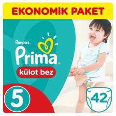 Prima Külot Bebek Bezi Ekonomik Paket 5 Beden 42 Adet