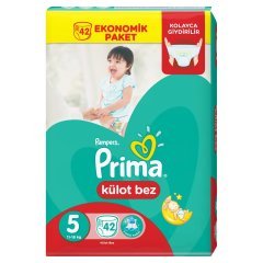 Prima Külot Bebek Bezi Ekonomik Paket 5 Beden 42 Adet