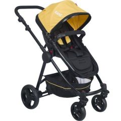 Kanz KZ-4010 Cameron Travel Bebek Arabası Sarı Siyah