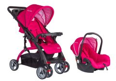 Pierre Cardin PC-409 Aloin Travel Bebek Arabası Kırmızı