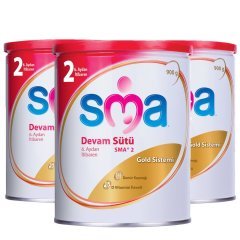 SMA 2 Bebek Sütü 900 gr 6+ Ay x 3 Adet