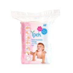 İpek Bebek Temizleme Pamuğu 60 Adet