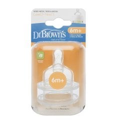 Dr. Brown's 382 Geniş Ağızlı Biberon Emziği 6+ ay