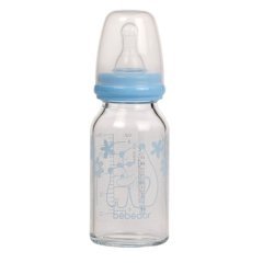 Bebedor 40302 Isıya Dirençli Cam Biberon 3+Ay Mavi