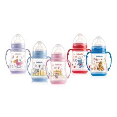 Bebedor 89322 Geniş Ağızlı Biberon 3+ Ay Orta Akış 250 ml Turkuaz