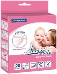 PrimPlast Süt Saklama Poşeti 20 Adet