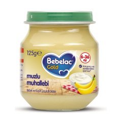Bebelac Gold Kavanoz Maması Muzlu Muhallebi 125 gr