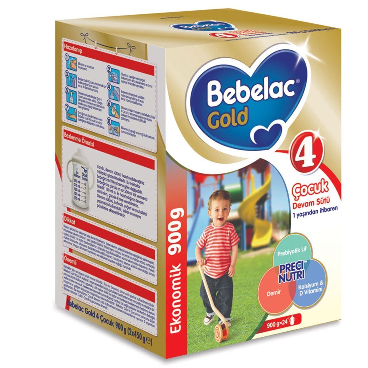 Bebelac Gold 4 Bebek Devam Sütü 900 gr