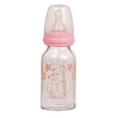 Bebedor 40302 Isıya Dirençli Cam Biberon 3+Ay Pembe