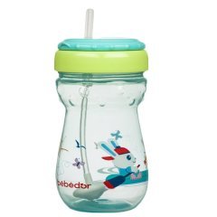 Bebedor 506 Akıllı Pipetli Bardak 360 ml 9 + Ay Yeşil