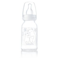 Bebedor 40302 Isıya Dirençli Cam Biberon 3+Ay Beyaz