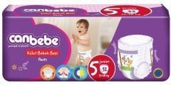 Canbebe Külot Bebek Bezi 5 Beden 2' li 64 Adet
