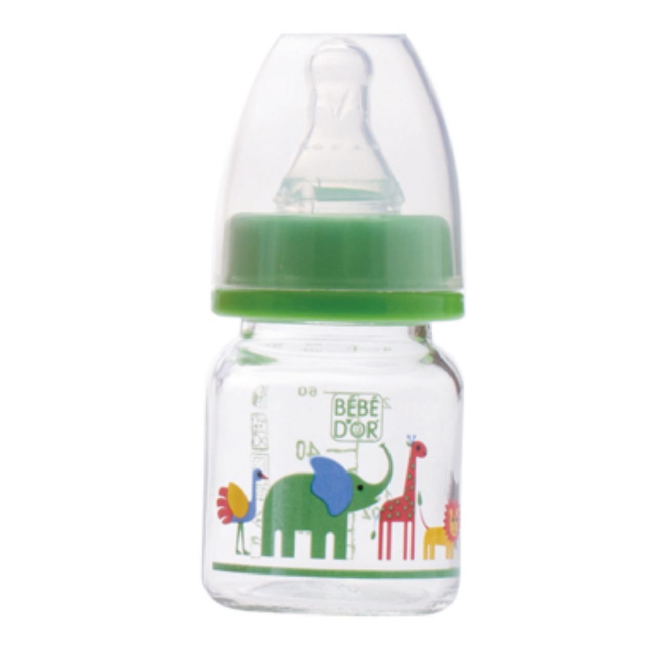 Bebedor 35301 Desenli Mini Cam Biberon 0+ Ay 60 ml Yeşil