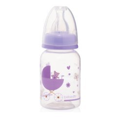 Bebedor 23302 Desenli Biberon Orta Akış 3+ Ay 125 ml Mor