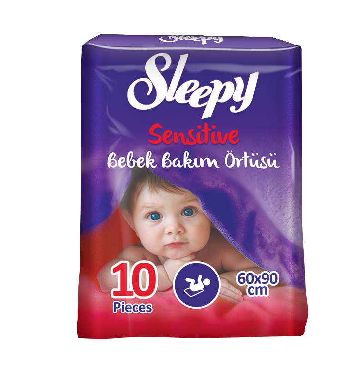 Sleepy Bebek Bakım Örtüsü 10'lu