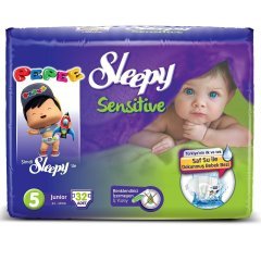Sleepy Sensitive No:5 Junior 32 Adet Bebek Bezi