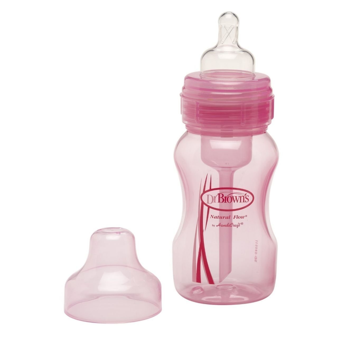 Dr. Brown's Geniş Ağızlı Biberon PP Pembe 240 ml
