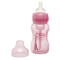 Dr. Brown's Geniş Ağızlı Biberon PP Pembe 240 ml