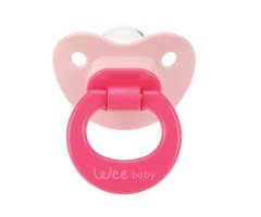 Wee Baby 841 Silikon Mat Gövdeli Damaklı Askılı No:1 0-6 Ay Emzik