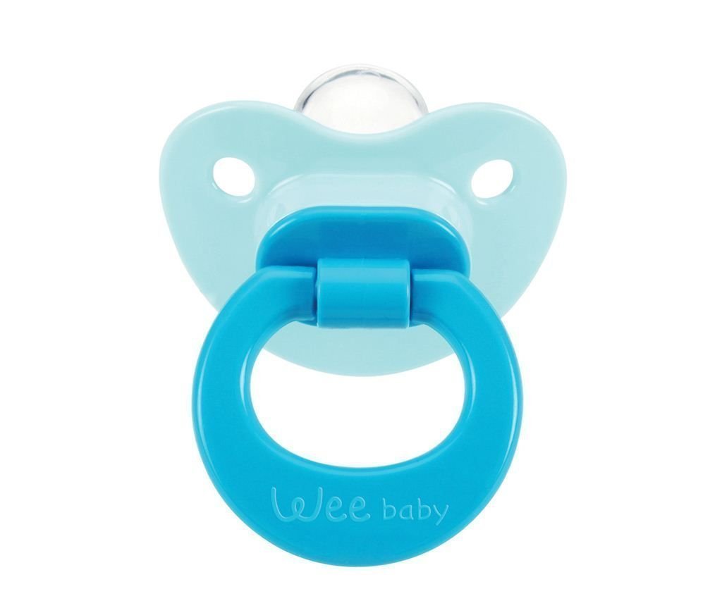 Wee Baby 819 Silikon Mat Gövdeli Damaklı Askılı No:2 6-18 Ay Emzik