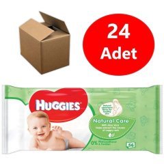 Huggies Natural Care Doğal Bakım Islak Havlu 24'lü Fırsat Paketi (1344 Yaprak)