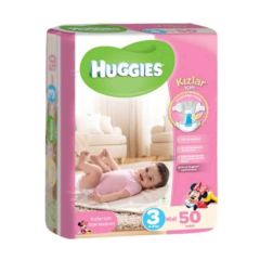 Huggies Midi No:3 Kız 50' li