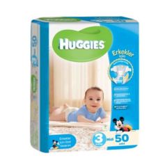 Huggies Midi No:3 Erkek 50' li